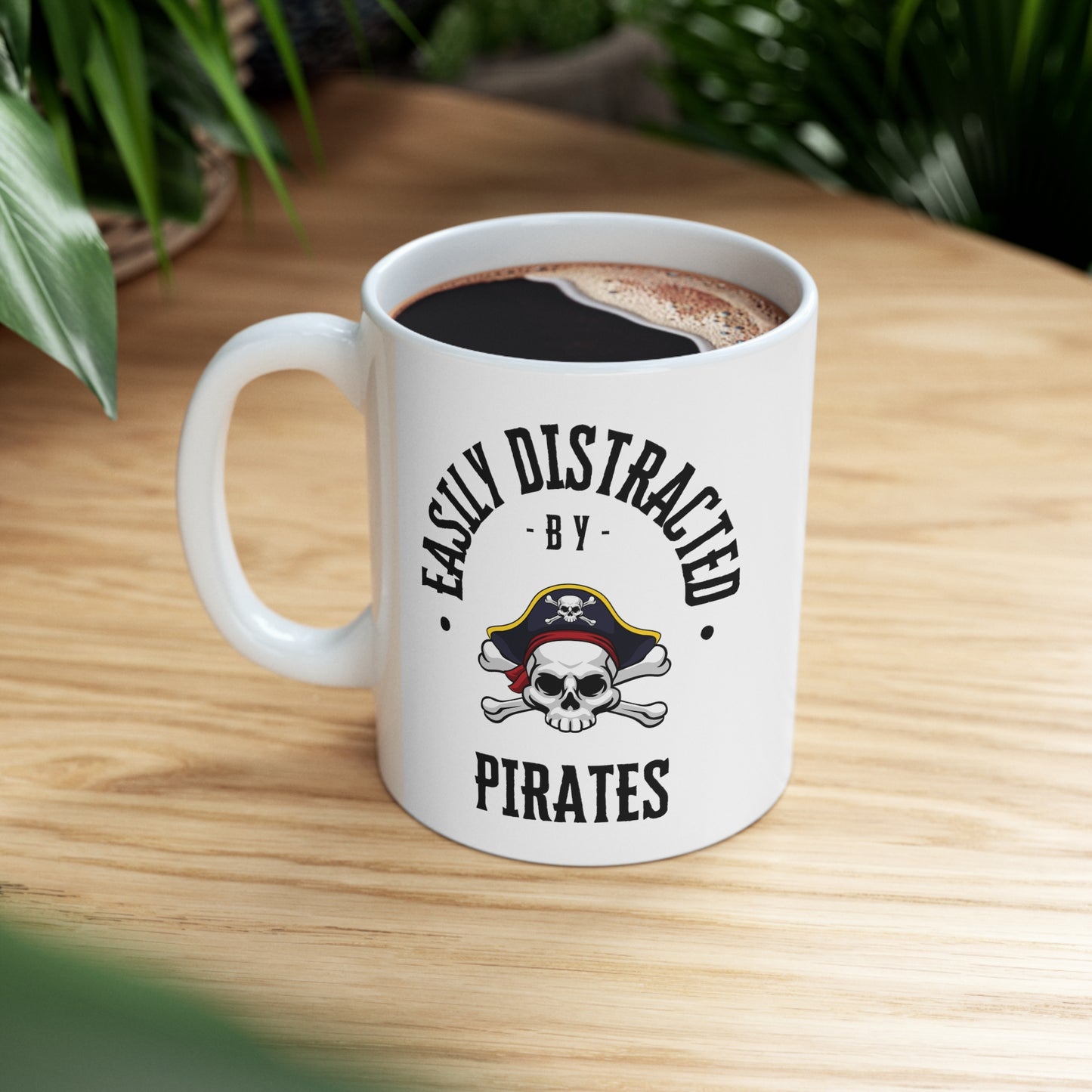 Easily Distracted By Pirates Mug 11oz