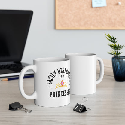 Easily Distracted By Princesses Mug 11oz